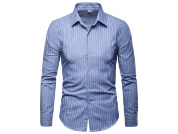 Camisa Social Cannes - Azul Claro 